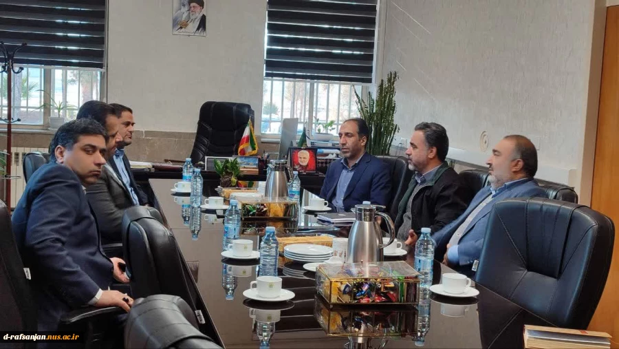 جلسه مذاکرات نهایی و تحویل " مجموعه فرهنگی مرتضوی " به دانشگاه ملّی مهارت مرکز رفسنجان  2