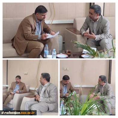 دیدار نوروزی ریاست دانشگاه به همراه همکاران مرکز با ریاست دادگستری رفسنجان